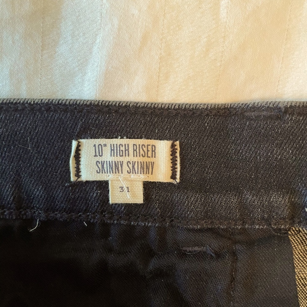 Madewell High rise skinny jean